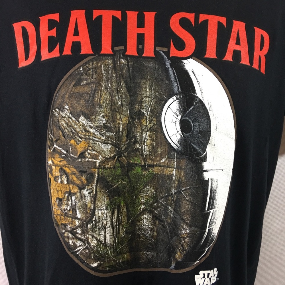 Star Wars Death Star Realtree Camouflage T-Shirt M - Picture 2 of 6
